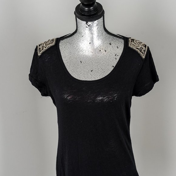 NWT embellished shoulder T shirt - Small - Picture 2 of 4